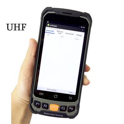 IP67 4.7 इंच UHF लंबी दूरी की RFID रीडर 720x1280 टच स्क्रीन