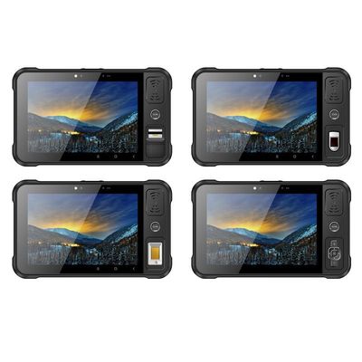 IP65 4G LTE 8 इंच एंड्रॉइड टैबलेट पीसी 8000mAh UHF फिंगरप्रिंट स्कैनिंग के साथ